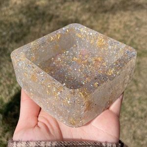 Hand Made Resin Tray or Ashtray